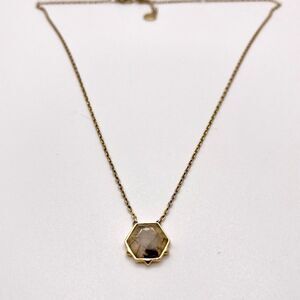 Stella & Dot retired hexagon jewel necklace NWOT